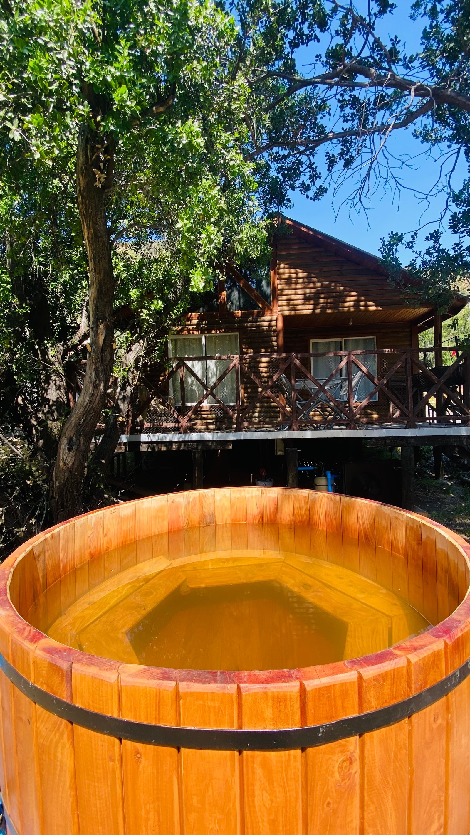 Cabaña con Hot Tub - Terraza Ampliada